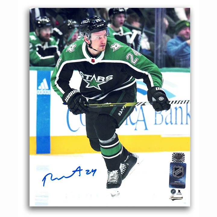 Roope Hintz Dallas Stars Autographed Reverse Retro 2.0 8x10 Photo