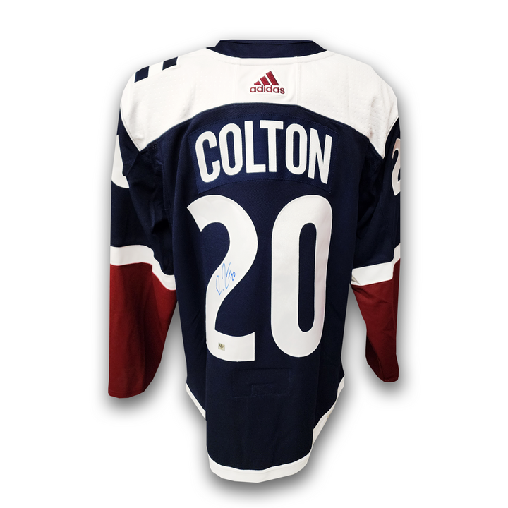 Ross Colton Autographed Colorado Avalanche Alternate Adidas Jersey