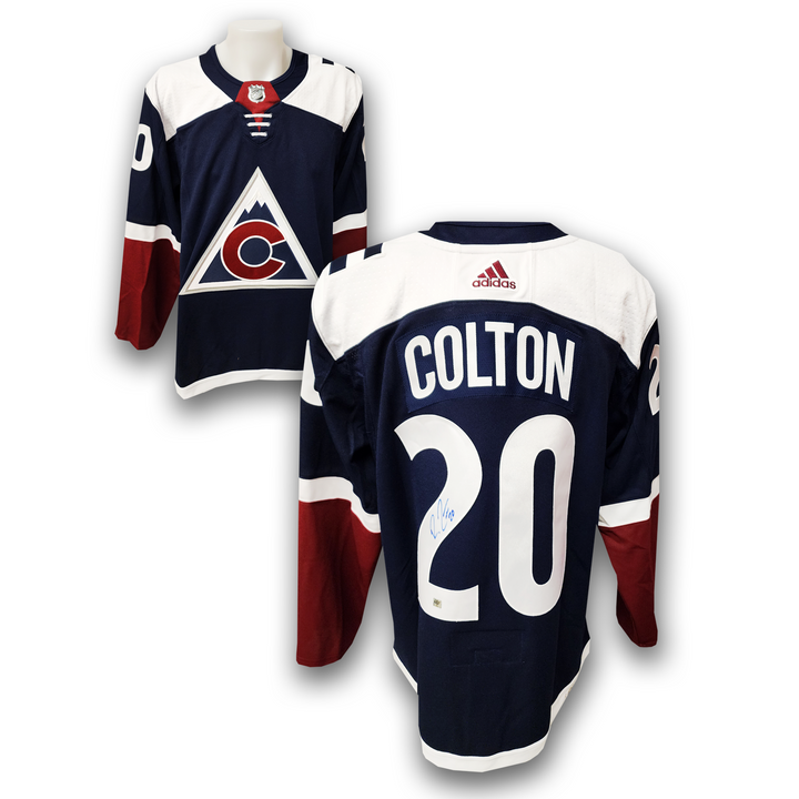 Ross Colton Autographed Colorado Avalanche Alternate Adidas Jersey