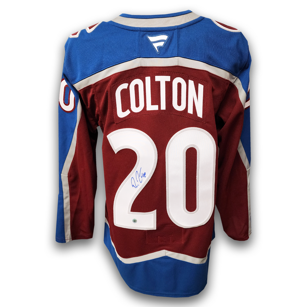 Ross Colton Autographed Colorado Avalanche Home Fanatics Premium Jersey