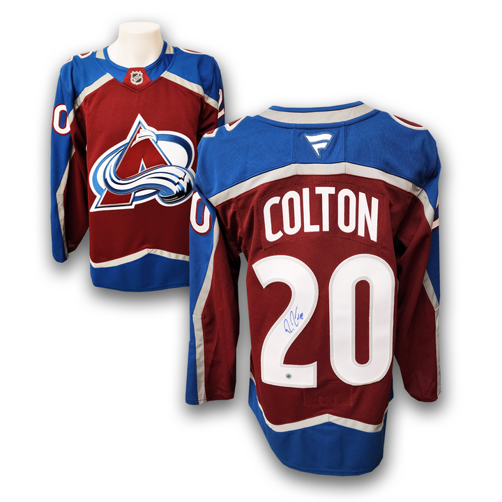 Ross Colton Autographed Colorado Avalanche Home Fanatics Premium Jersey