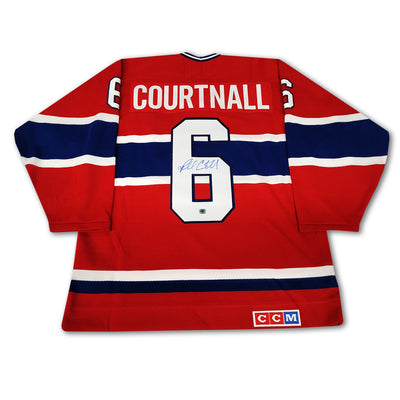 Russ Courtnall Montreal Canadiens Red CCM Jersey