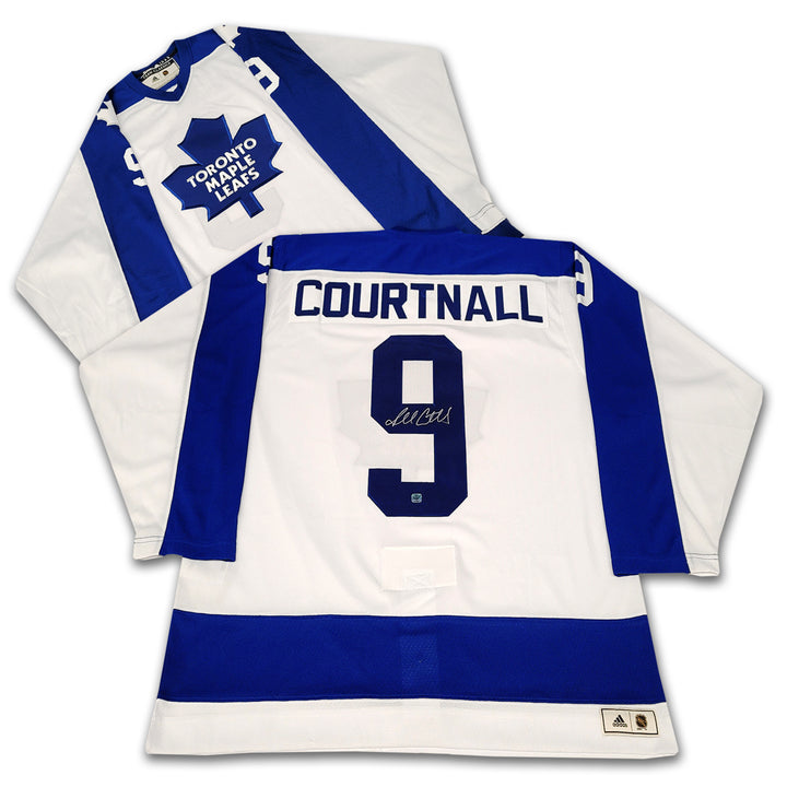 Russ Courtnall Toronto Maple Leafs White Adidas Team Classic Jersey