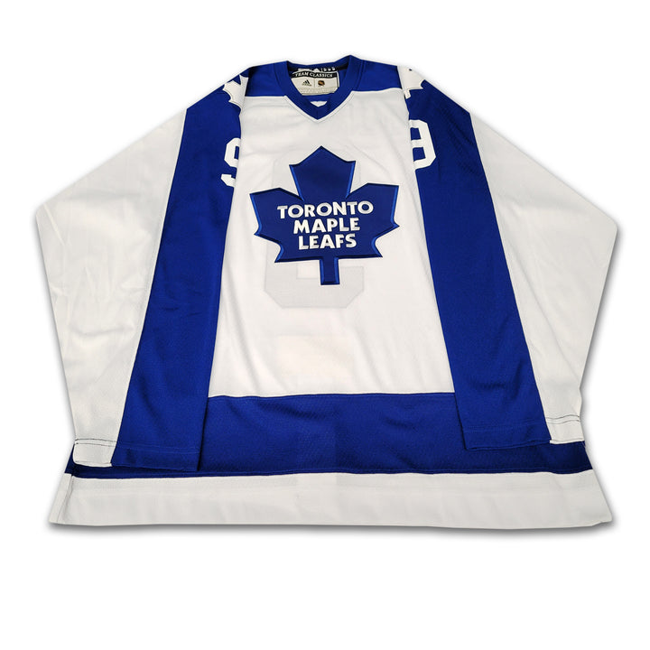 Russ Courtnall Toronto Maple Leafs White Adidas Team Classic Jersey