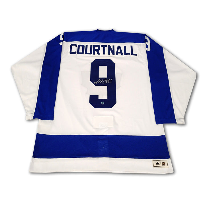 Russ Courtnall Toronto Maple Leafs White Adidas Team Classic Jersey