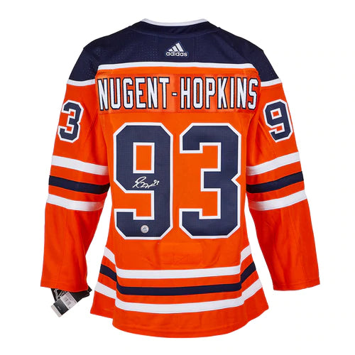 Ryan Nugent-Hopkins Edmonton Oilers Autographed Adidas Jersey
