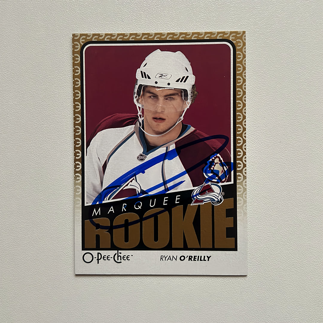 2009-10 OPC Marquee #772 RYAN O'REILLY Autographed Rookie Card