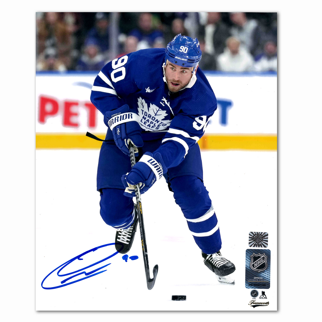 Ryan O'Reilly Autographed Toronto Maple Leafs Home 8x10 Photo