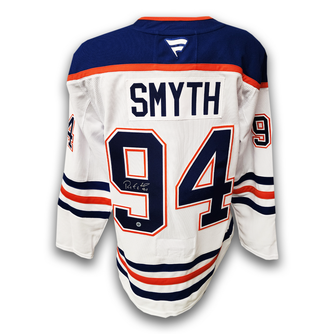 Ryan Smyth Autographed Edmonton Oilers Away Fanatics Premium Jersey