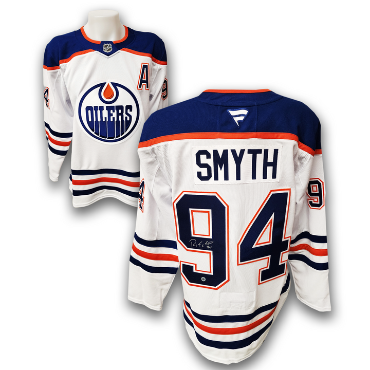 Ryan Smyth Autographed Edmonton Oilers Away Fanatics Premium Jersey