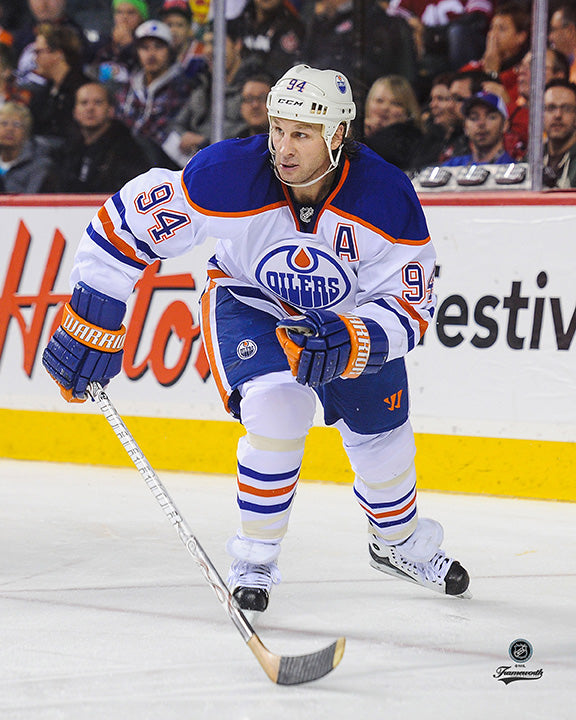 Pre-Order - Ryan Smyth Autographed Edmonton Oilers Away 8x10 Photo