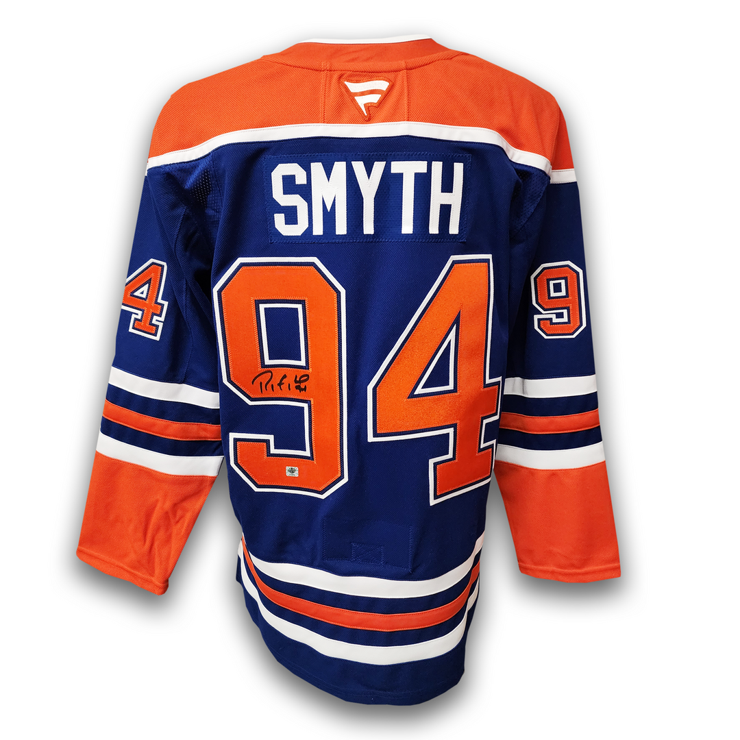 Ryan Smyth Autographed Edmonton Oilers Fanatics Home Premium Jersey
