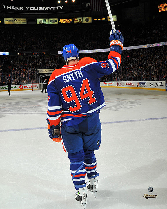 Pre-Order - Ryan Smyth Autographed Edmonton Oilers Farewell 8x10 Photo
