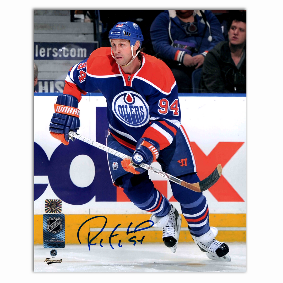 Ryan Smyth Autographed Edmonton Oilers 8x10 Photo