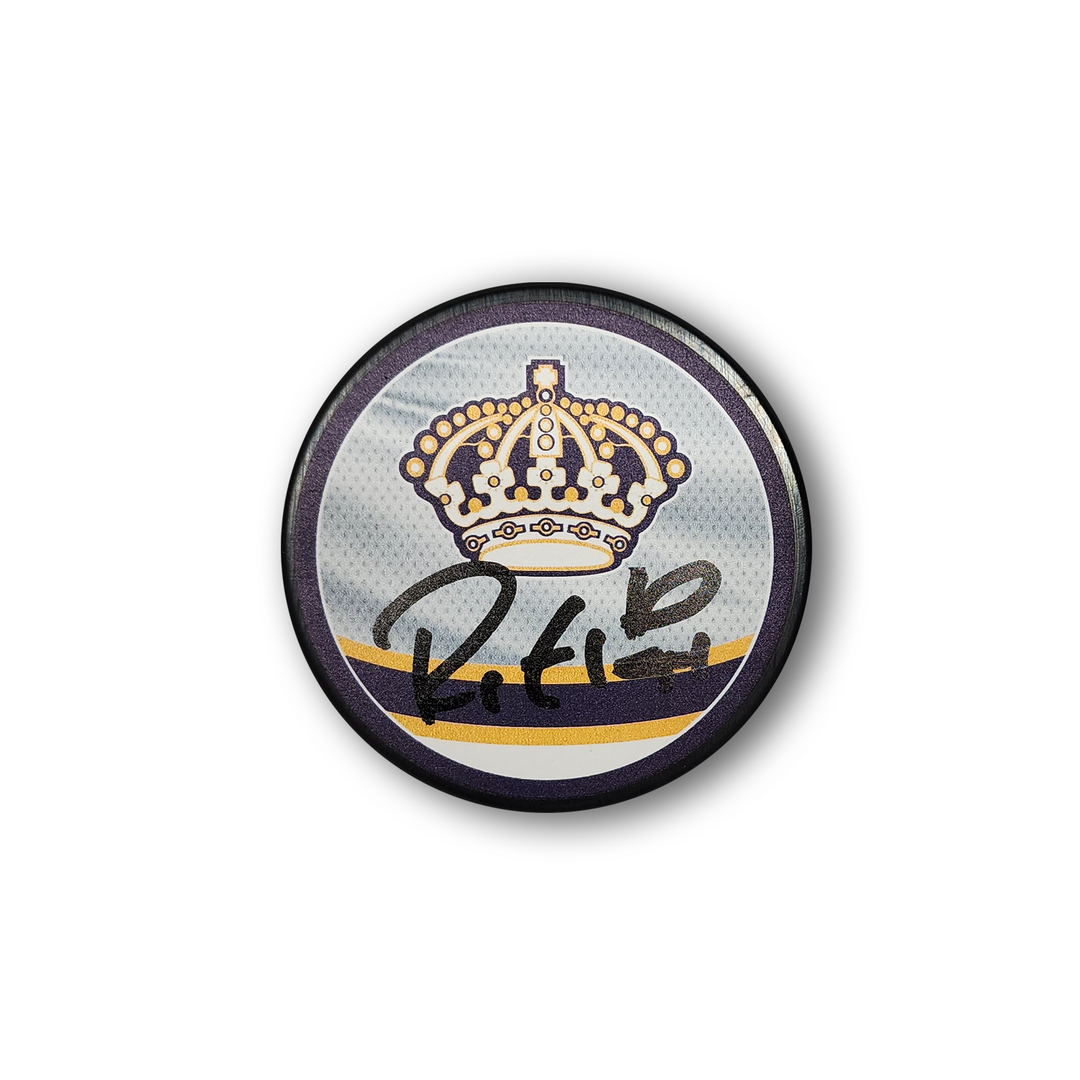 Ryan Smyth Autographed Los Angeles Kings Reverse Retro Hockey Puck