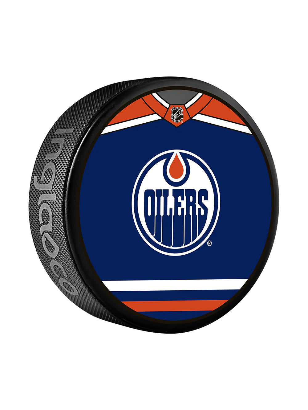 Pre-Order - Ryan Smyth Autographed Edmonton Oilers Jersey Design Hockey Puck
