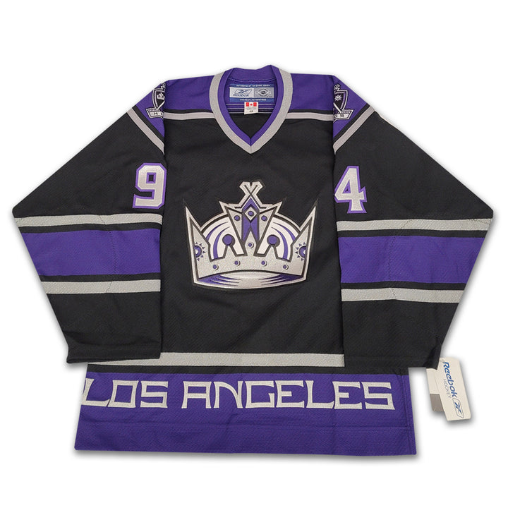 Ryan Smyth Los Angeles Kings 2007-2011 Black Reebok Authentic Jersey