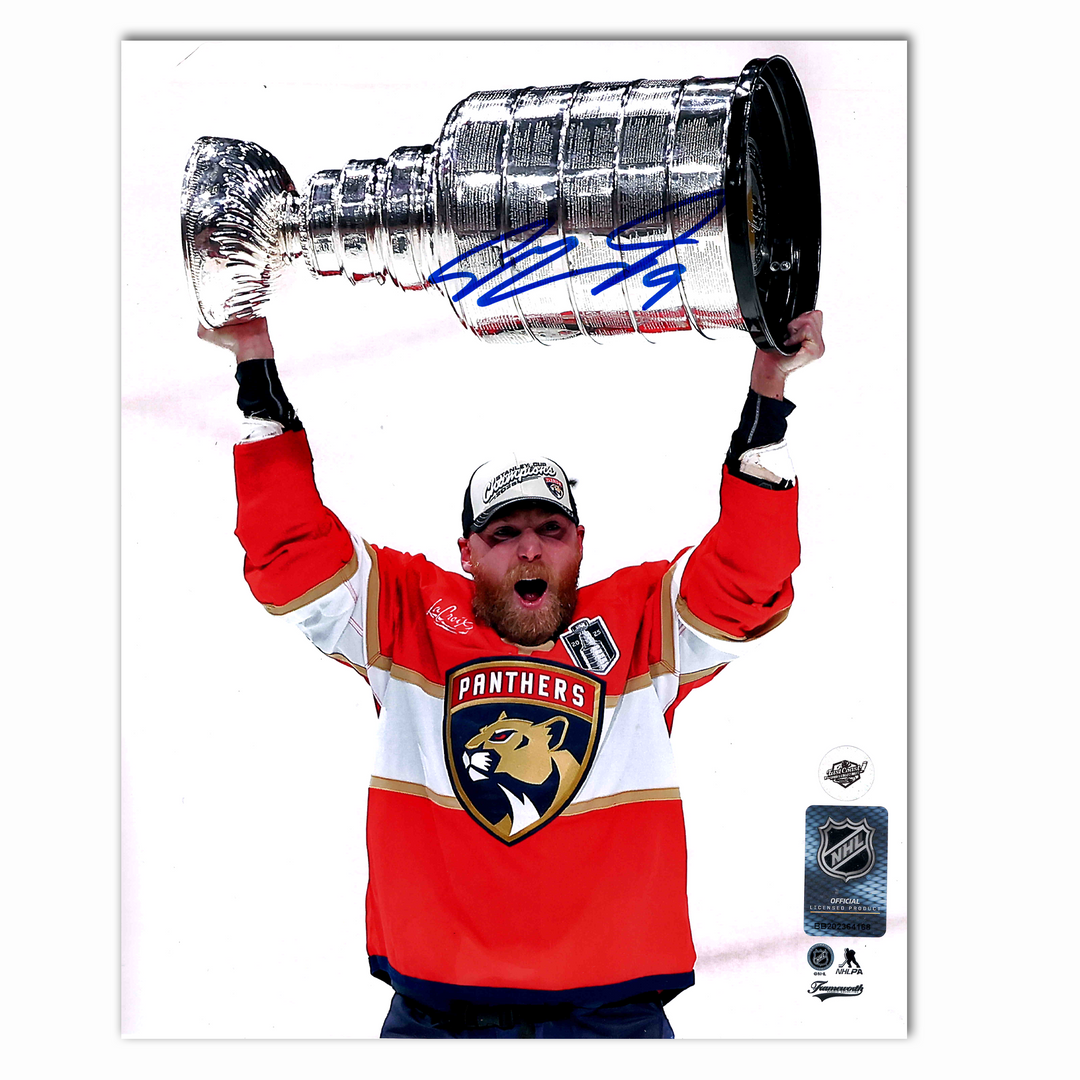 Sam Bennett Autographed Florida Panthers 2025 Stanley Cup 8x10 Photo
