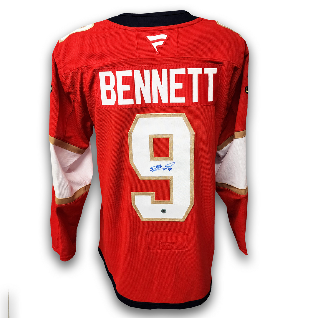Sam Bennett Autographed Florida Panthers Home Fanatics Premium Jersey