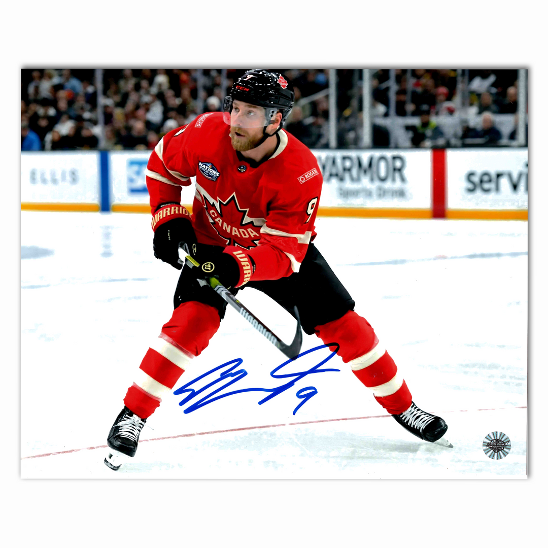 Sam Bennett Autographed Team Canada Four Nations 8x10 Photo