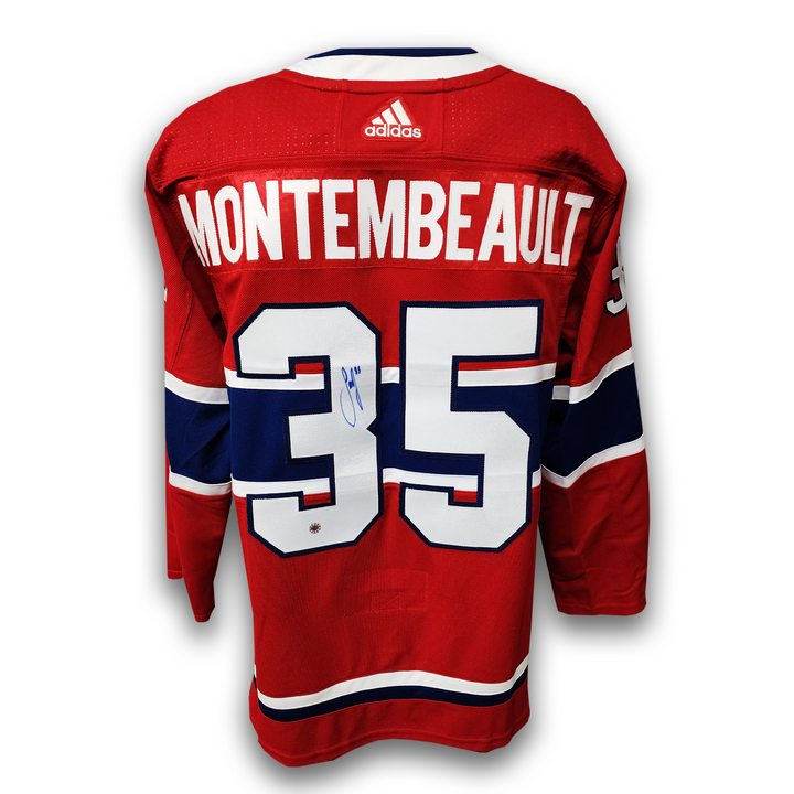 Sam Montembeault Autographed Montreal Canadiens Home Adidas Jersey