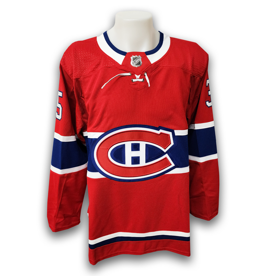 Sam Montembeault Autographed Montreal Canadiens Home Adidas Jersey