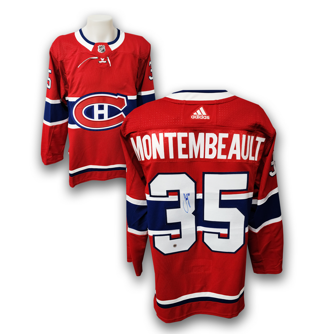 Sam Montembeault Autographed Montreal Canadiens Home Adidas Jersey