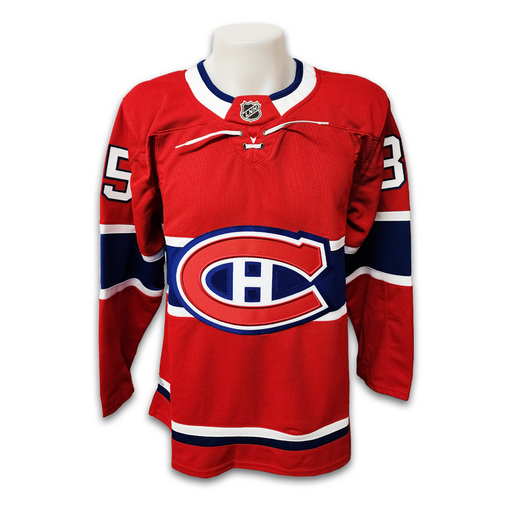 Sam Montembeault Autographed Montreal Canadiens Home Fanatics Premium Jersey