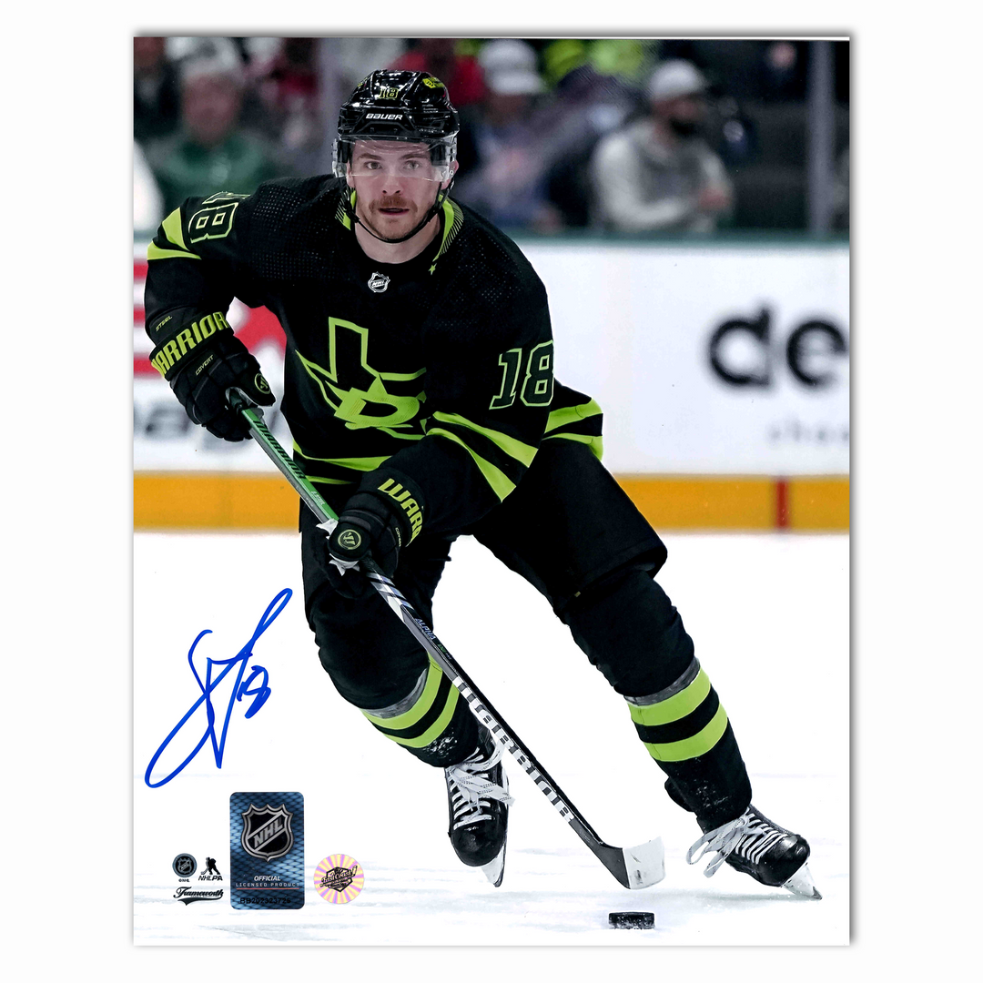 Sam Steel Autographed Dallas Stars Alternate 8x10 Photo