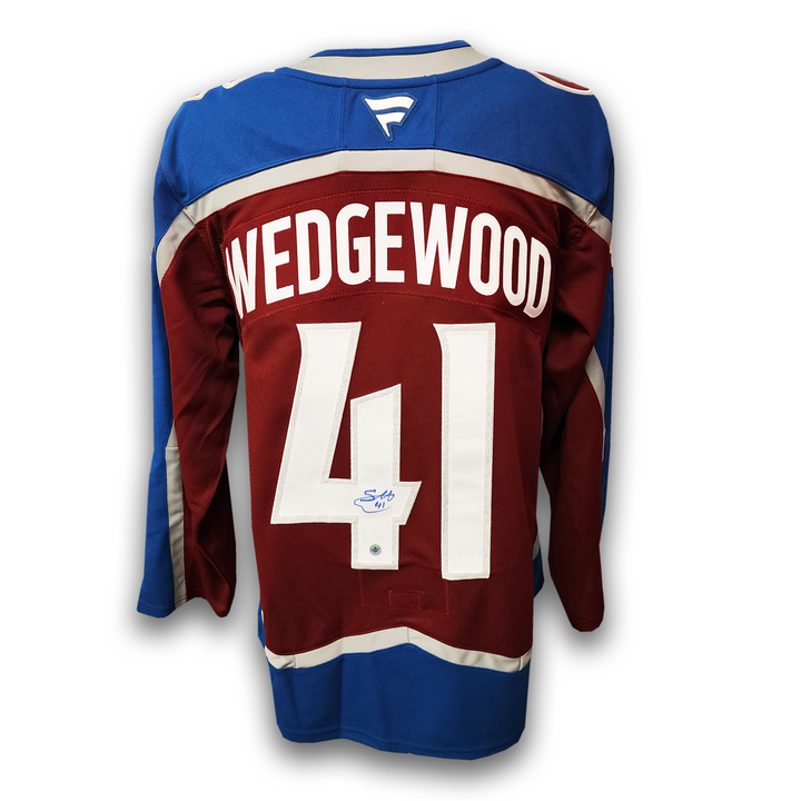 Scott Wedgewood Autographed Colorado Avalanche Home Fanatics Premium Jersey