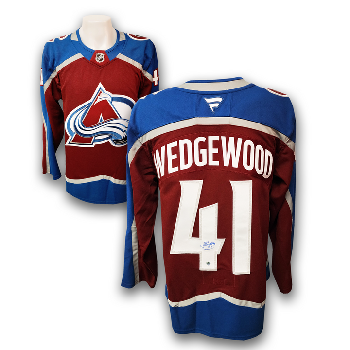 Scott Wedgewood Autographed Colorado Avalanche Home Fanatics Premium Jersey
