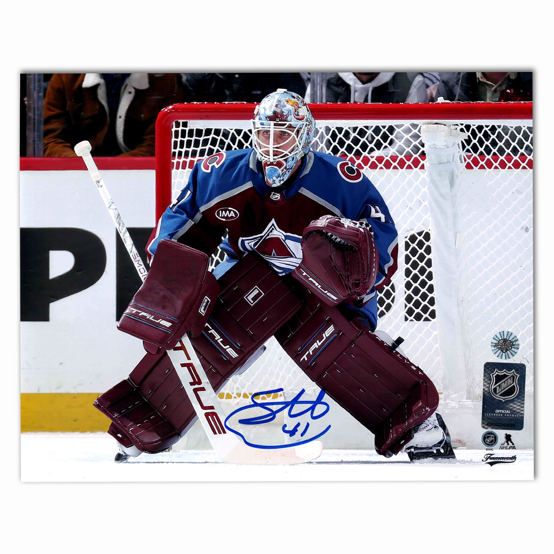 Scott Wedgewood Autographed Colorado Avalanche Home Horizontal 8x10 Photo