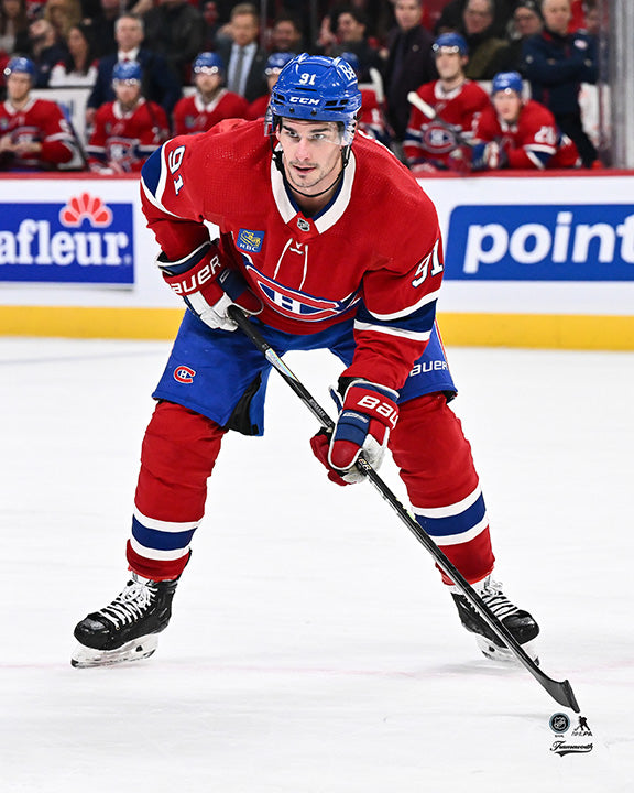 Pre-Order - Sean Monahan Autographed Montreal Canadiens Home 8x10 Photo