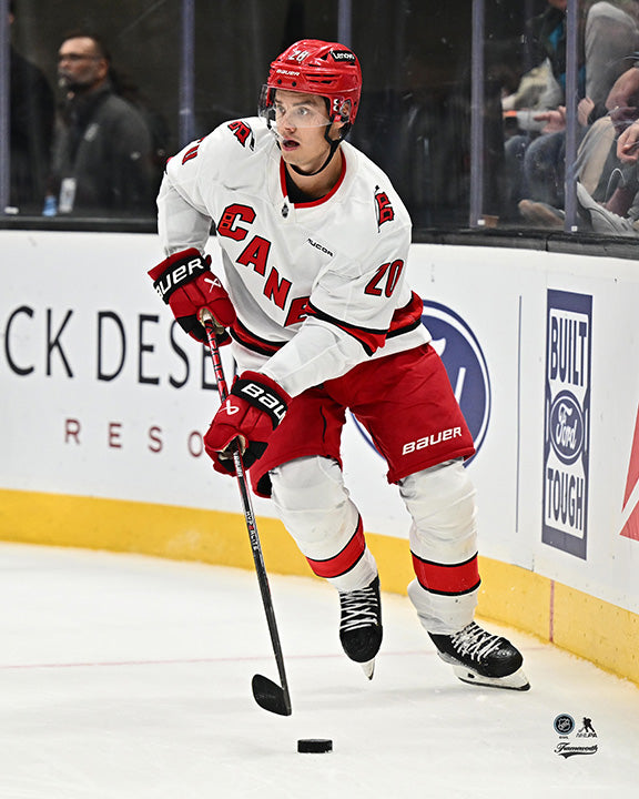 Pre-Order - Sebastian Aho Autographed Carolina Hurricanes Away 8x10 Photo