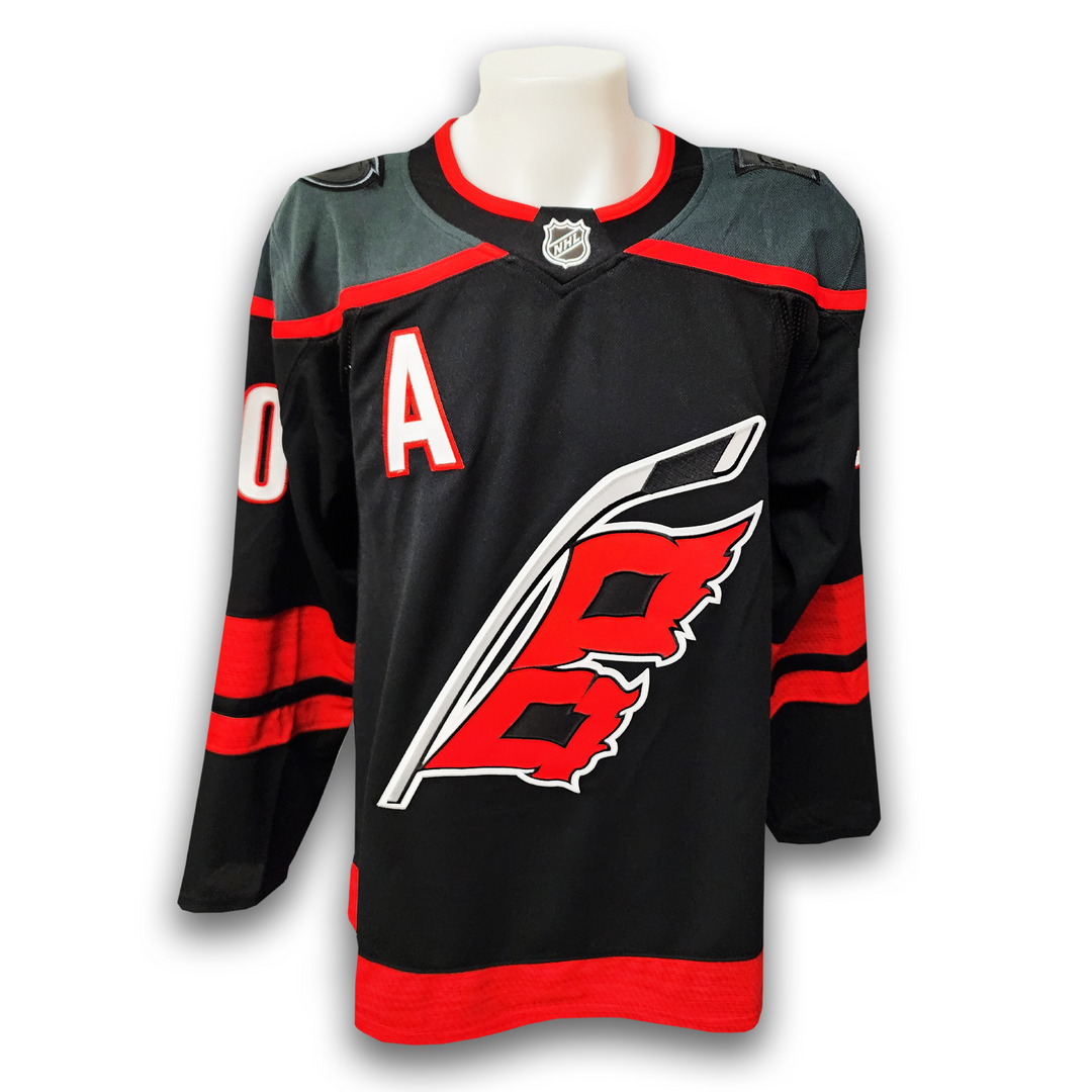 Sebastian Aho Autographed Carolina Hurricanes Home Fanatics Premium Jersey