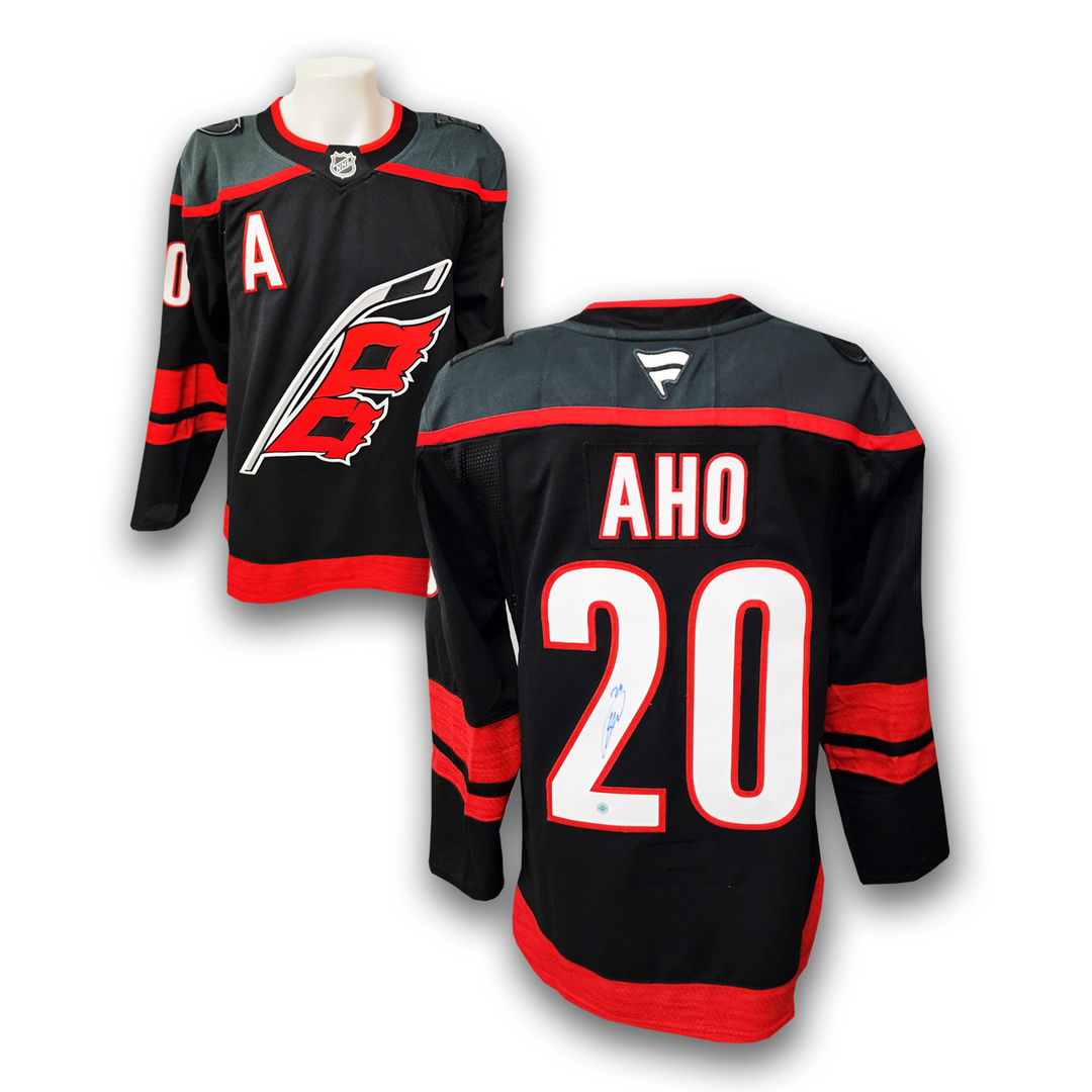 Pre-Order - Sebastian Aho Autographed Carolina Hurricanes Home Fanatics Premium Jersey