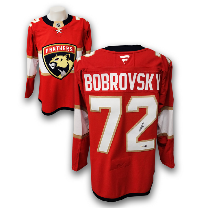 Sergei Bobrovsky Autographed Florida Panthers Home Fanatics Premium Jersey