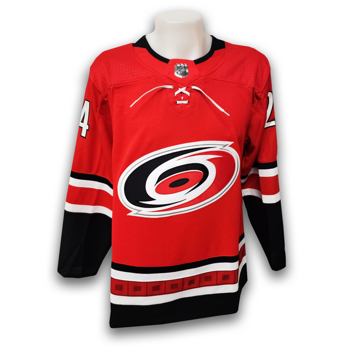 Seth Jarvis Autographed Carolina Hurricanes Home Adidas Jersey