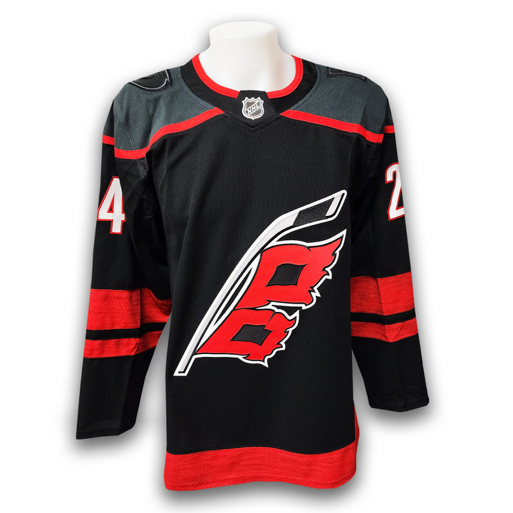 Seth Jarvis Autographed Carolina Hurricanes Home Fanatics Premium Jersey