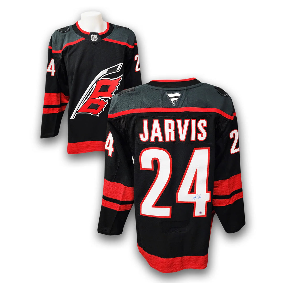 Pre-Order - Seth Jarvis - Autographed Carolina Hurricanes Home Fanatics Premium Jersey