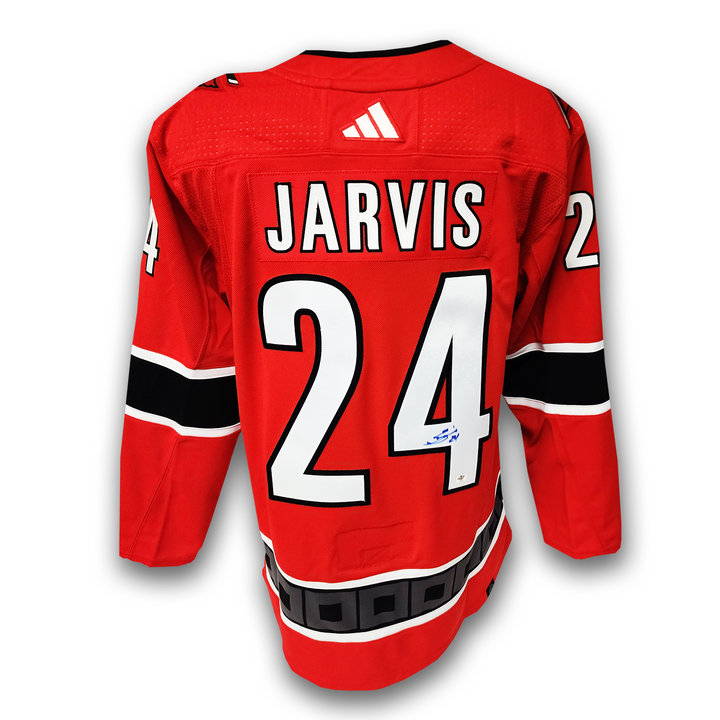 Seth Jarvis Autographed Carolina Hurricanes Reverse Retro 2.0 Adidas Jersey