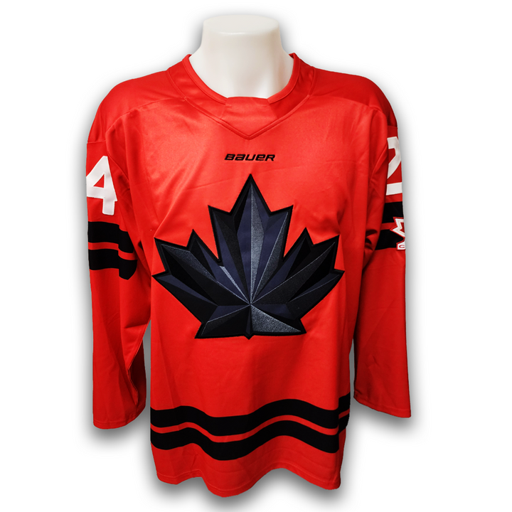 Seth Jarvis Autographed 2026 Team Canada Olympic Red Bauer Jersey