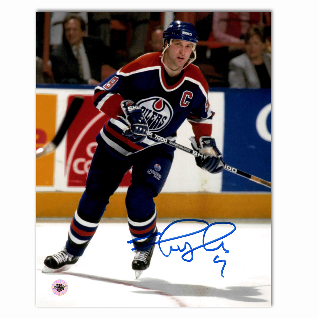 Shayne Corson Autographed Edmonton Oilers Home 8x10 Photo