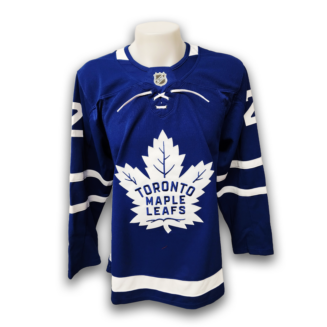 Simon Benoit Autographed Toronto Maple Leafs Home Fanatics Premium Jersey