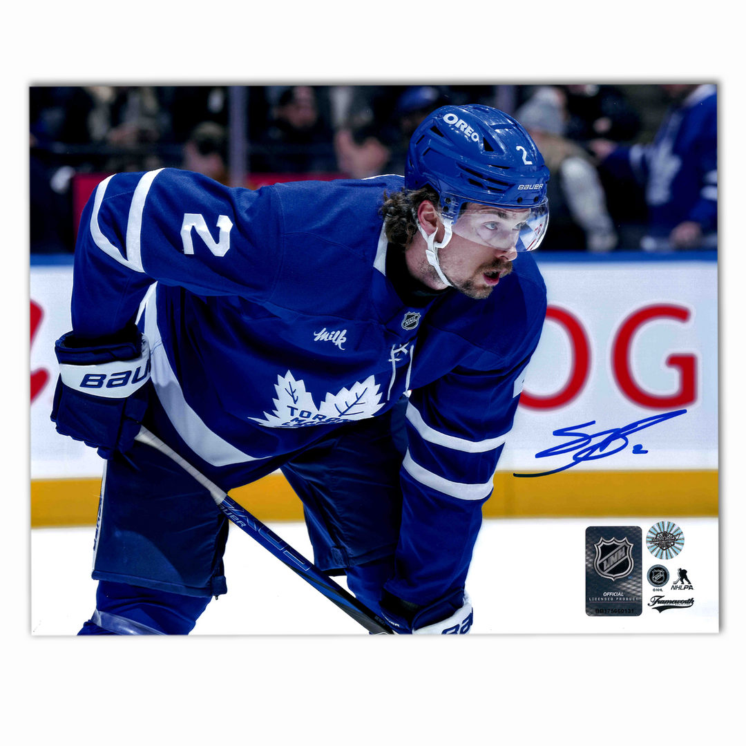 Simon Benoit Autographed Toronto Maple Leafs Home Horizontal 8x10 Photo