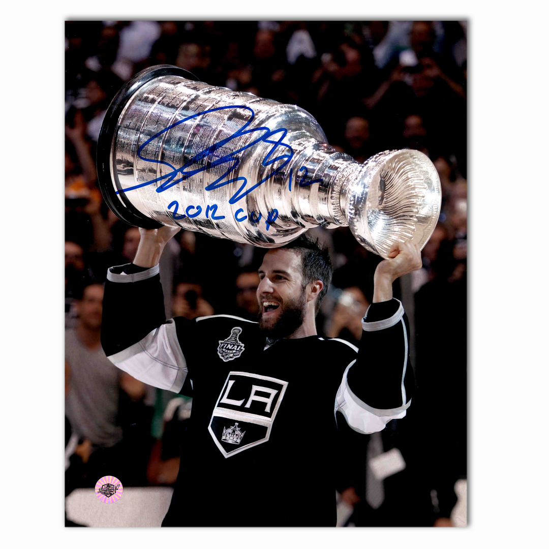 Simon Gagne Autographed Los Angeles Kings 2012 Stanley Cup 8x10 Photo