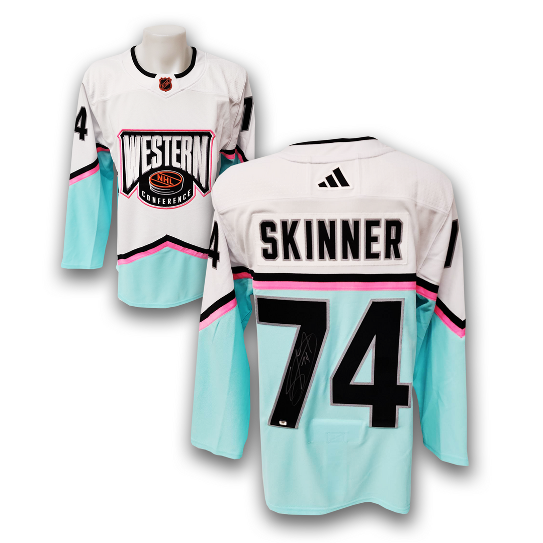 Stuart Skinner Autographed 2023 NHL All Star Western Conference Adidas Jersey