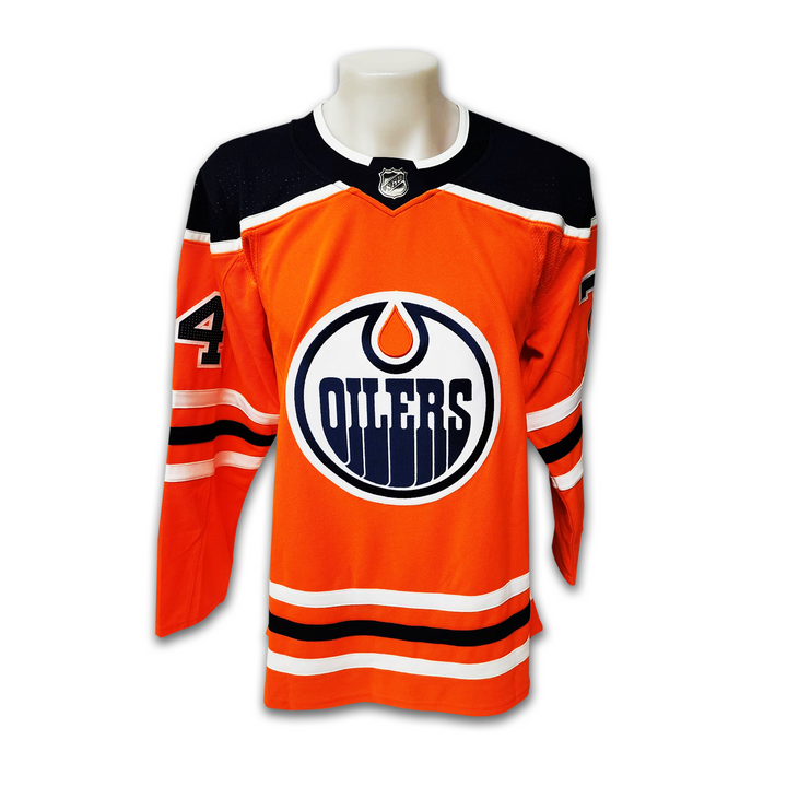 Stuart Skinner Autographed Edmonton Oilers Home Adidas Jersey 2017-2022