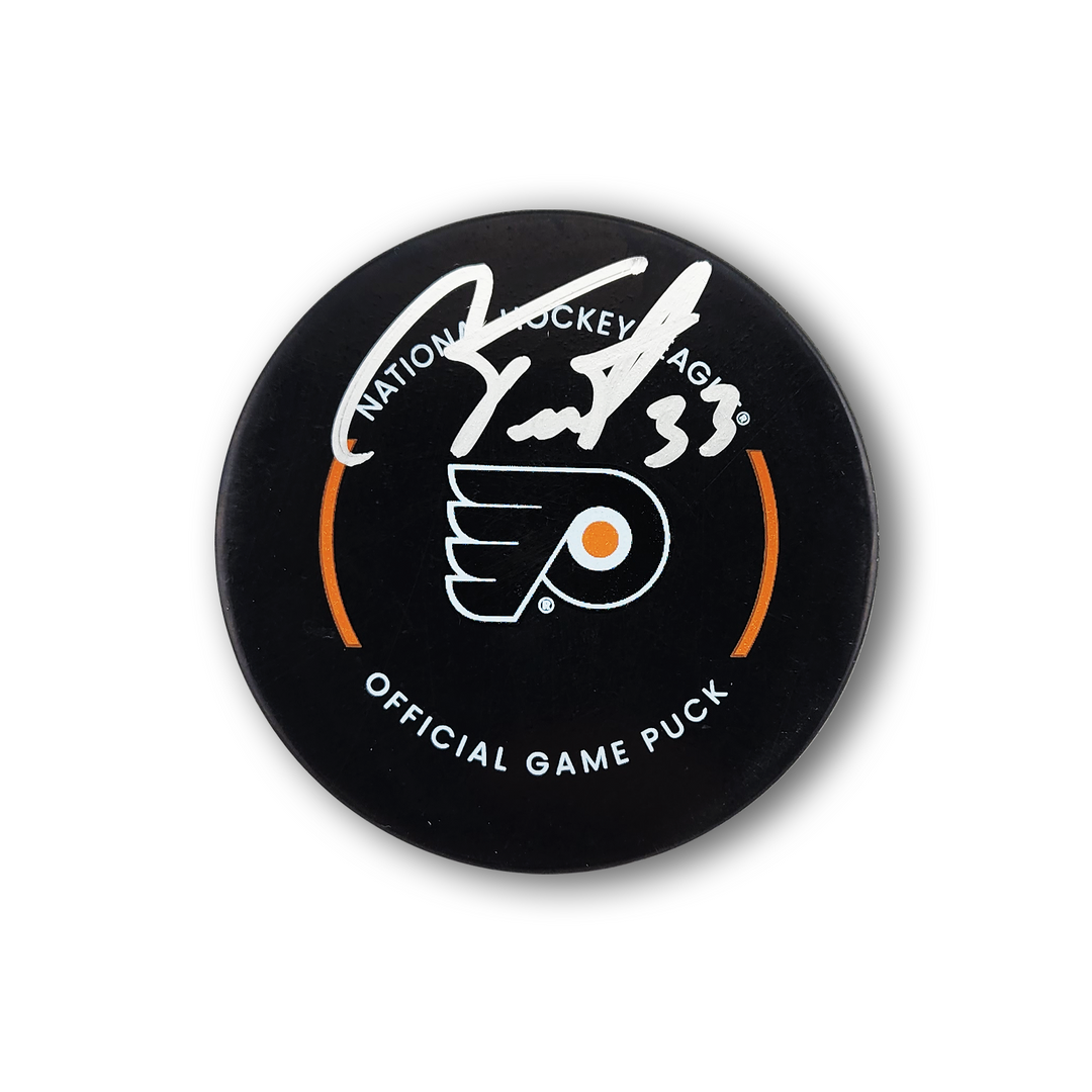 Cam Talbot Autographed Philadelphia Flyers Official Hockey Puck