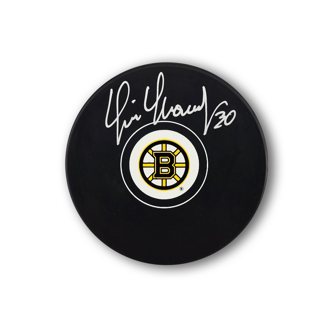 Tim Thomas Boston Bruins Autographed Hockey Puck